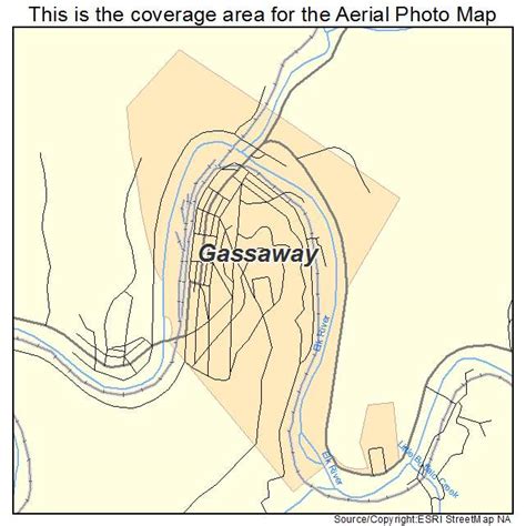 Aerial Photography Map Of Gassaway Wv West Virginia