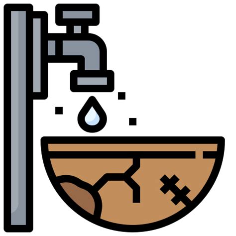 Water Scarcity Surang Lineal Color Icon