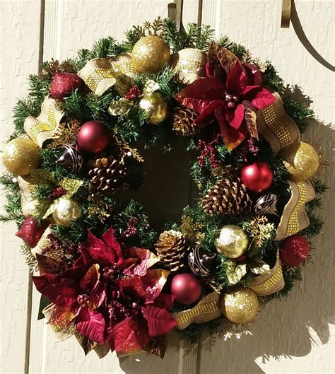 24 Designer Traditional Style Artificial Christmas Wreath Christmas