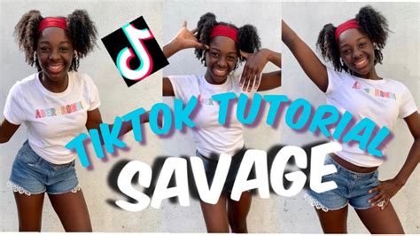 how to do the im a savage dance on tik tok youtube