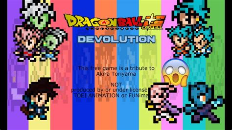 Dragon ball super devolution is a modified version of dragon ball z devolution 1.0.1 featuring characters, stages, and battles known from dragon ball super series. Dragon Ball Z Devolution 1 2 3 Game Online | Gameswalls.org