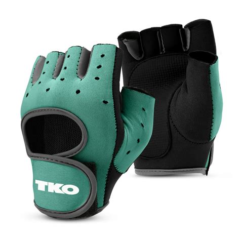 Tko Workout Gloves Non Slip Padded Grips Available With Breathable
