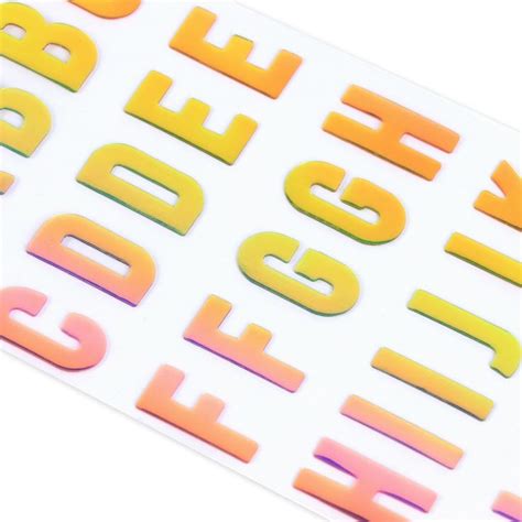 Iridescent Alphabet Stickers By Recollections™ Michaels Alphabet