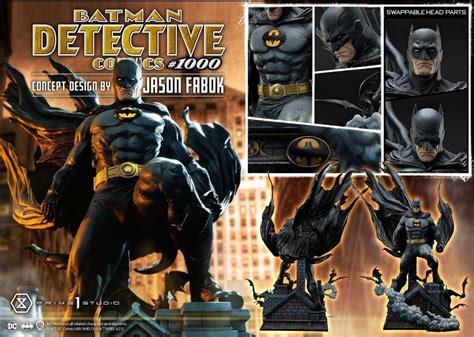 Dc Comics Batman 1000 Statue Concept Design By Jason Fabok Comic