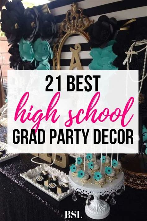 Omg These Are The Cutest High School Graduation Party Ideas I Want My Grad Party To Be So Cute