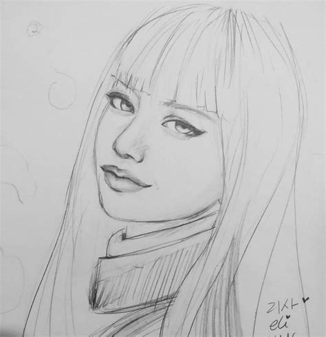 How To Draw Blackpink Lisa