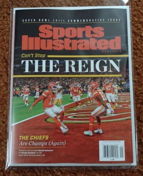 2024 Kansas City Chiefs Sports Illustrated Si Commemorative Super Bowl Issue Hot 1295 Picclick
