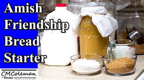 how to make amish friendship bread starter recipe youtube