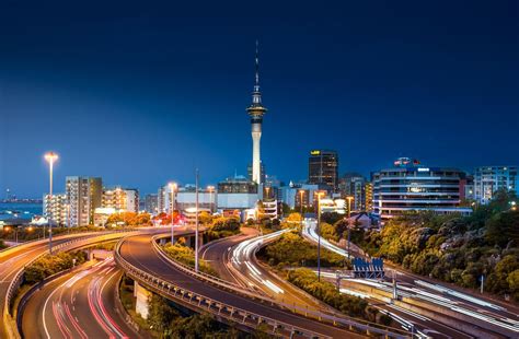New Zealand Auckland Auckland Is A Large Metropolitan City In The