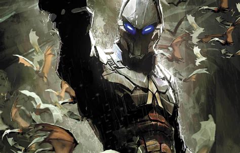 Обои Комикс Dc Comics Batman Arkham Knight Рыцарь Аркхэма Batman