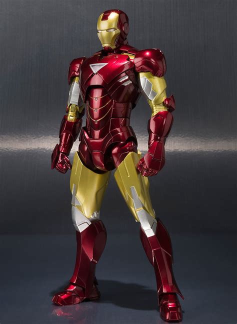 Once back home, he then begins work on perfecting the iron man suit. SH Figuarts Iron Man Mark 6 Figure & Hall of Armor in the ...