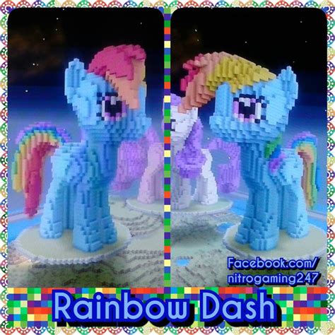 Rainbow Dash 3d Pony Minecraft Project