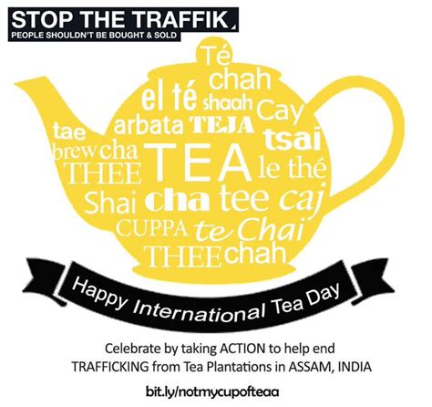 Happy International Tea Day Celebration