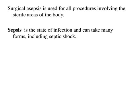 Ppt Asepsis And Infection Control Page Powerpoint Presentation Free
