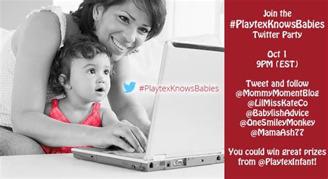New york, japan, or pacific time. Join the @PlaytexInfant #PlaytexKnowsBabies Twitter Party ...
