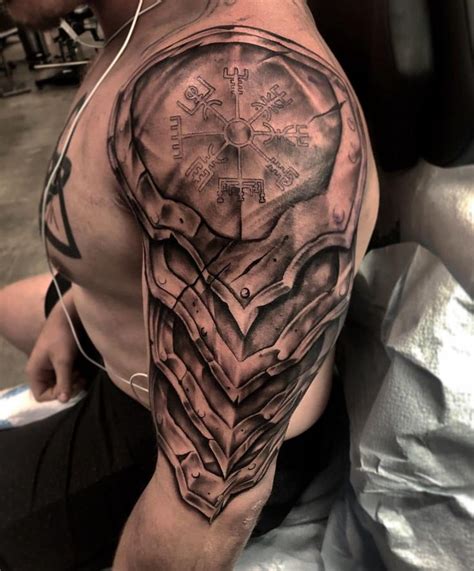 101 Incredible Armor Tattoo Designs You Need To See Armor Sleeve Tattoo
