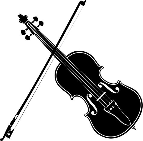 Playing Violin Clipart Black And White | Clipart Panda - Free ... | Violin image, Violin, Violin ...