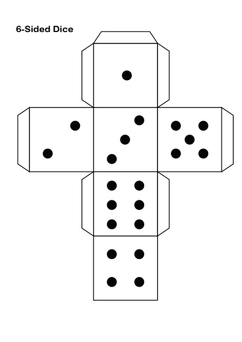 Dice Template By Peteslessontoolbox Teaching Resources Tes
