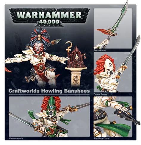 Games Workshop Warhammer 40 000 Aeldari Howling Banshees The