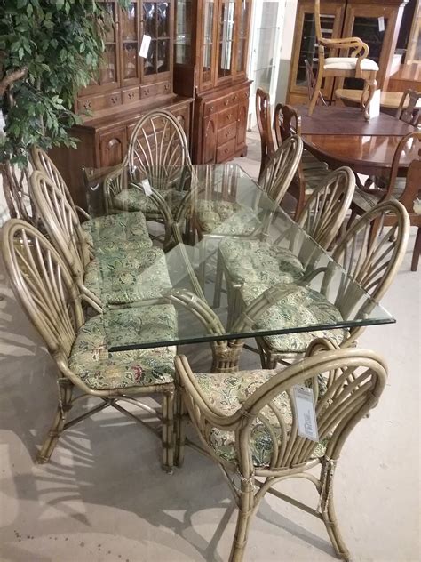 Glass Top Table And Chairs Delmarva Furniture Consignment