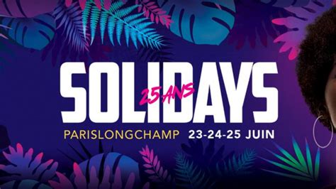 Les 25 Ans De Solidays Agenda