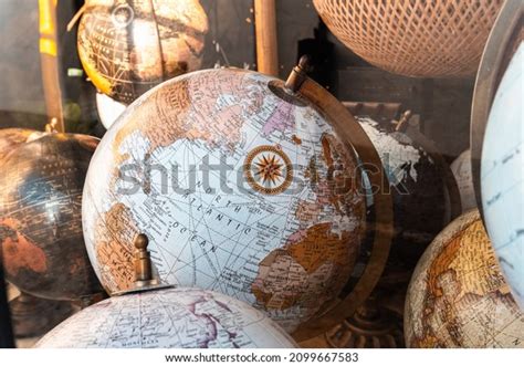 Decorative World Balls Political Maps Stock Photo 2099667583 Shutterstock