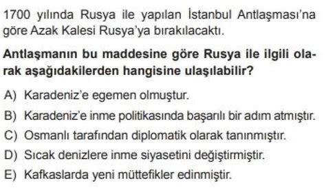 10. Sınıf Tarih Test 13 XVII. Yüzyılda Asya ve Avrupa / IV. Mehmet