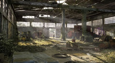 Artstation Abandoned Warehouse Interior
