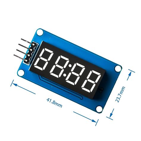 Tm1637 Led Display Module For Arduino 7 Segment 4 Bits 036 Inch Clock