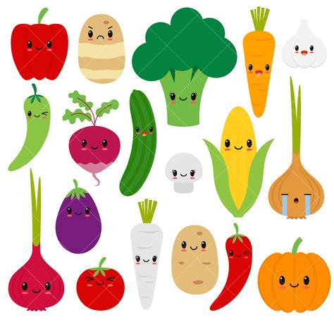 Vegetable Cartoon Clipart Free Download On Clipartmag