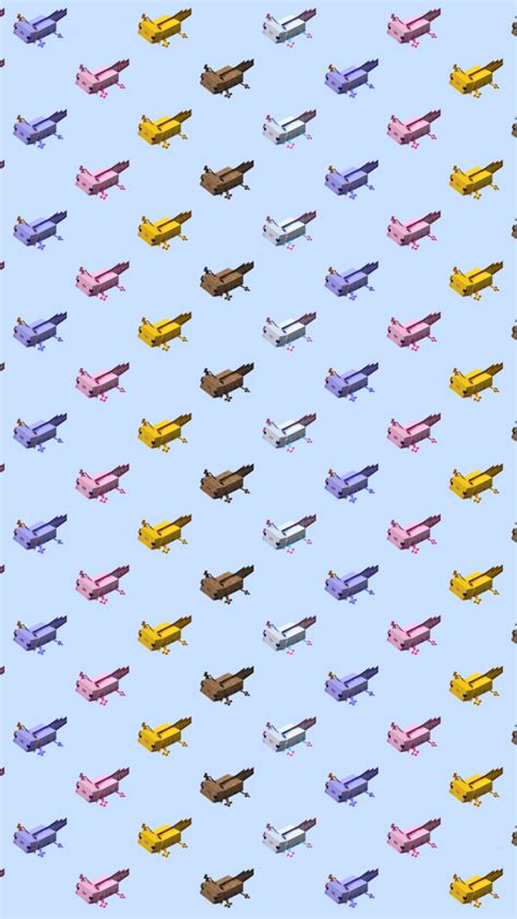 Free Download Minecraft Axolotl Wallpaper Album On Imgur 720x1280 For
