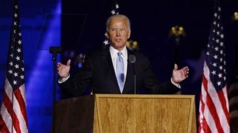 Joe Biden Victory Speech President Elect Of Di United States Of