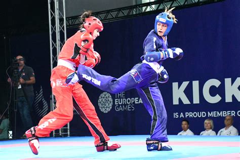 Good Kickboxing During The First Day Of The Tournament At The European