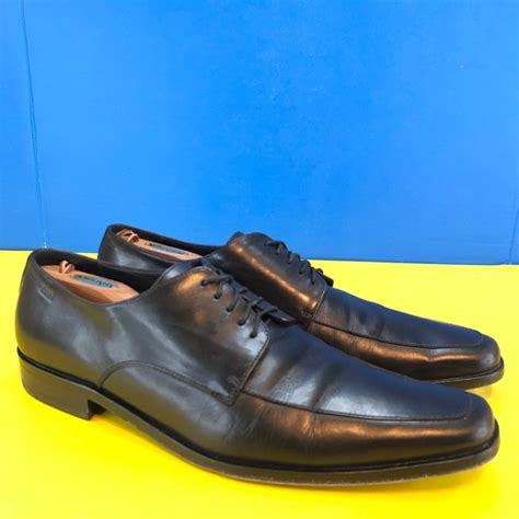 Hugo Boss Shoes Hugo Boss Cloude 530567 Mens Black Lace Up Leather Oxford Dress Shoes Size