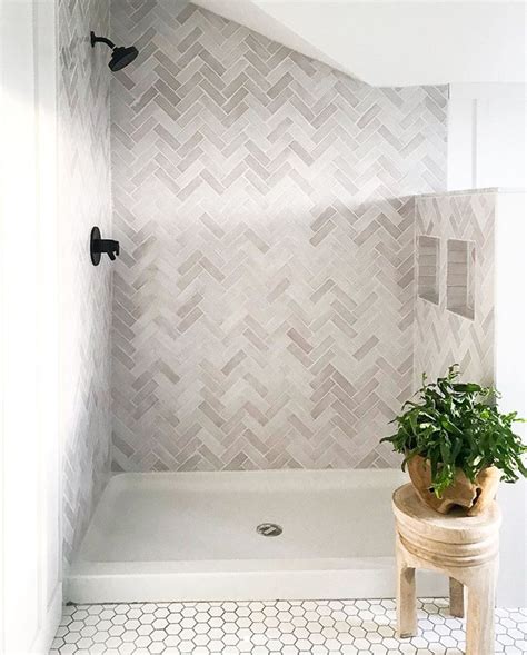 6 Ways To Add Herringbone Tile To Your Home Herringbone Tile Bathroom