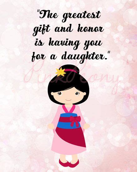 29 quotes have been tagged as mulan: MULAN Princess Inspired 8x10 Print. Quote by shopwithpinkpeony | Mulan, Disney party, Cherry ...