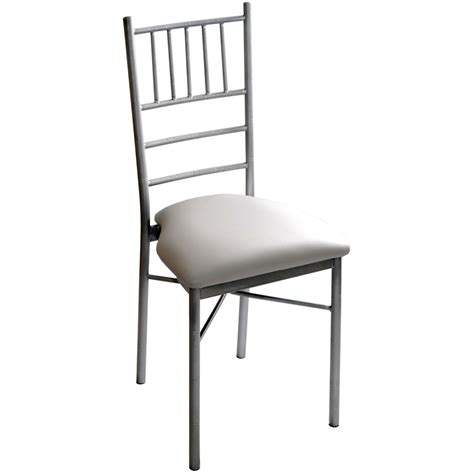 Buy wood chiavari chairs wholesale from china tables and chairs manufacturer. White Metal Chiavari Ballroom Chair
