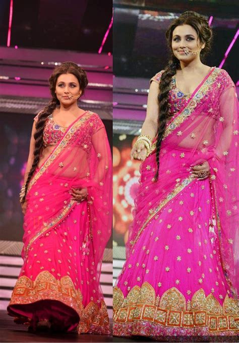 Rani Mukerjinet Lehenga In Pink Colourembroidered Zardosi Work All Over Lehenga Indian