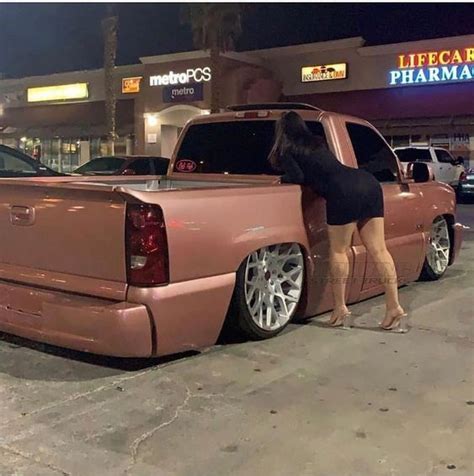 Pin By Babygirl Cer On Trucks Dropped Trucks Lowrider Trucks Chevy