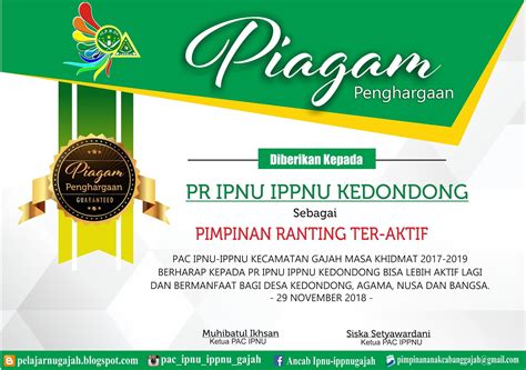 Desain Piagam Penghargaan Keren Cdrama Imagesee