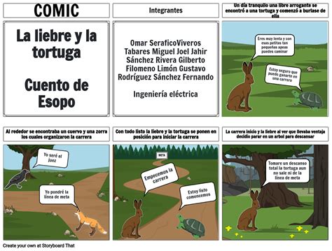 La Liebre Y La Tortuga Storyboard By B F F