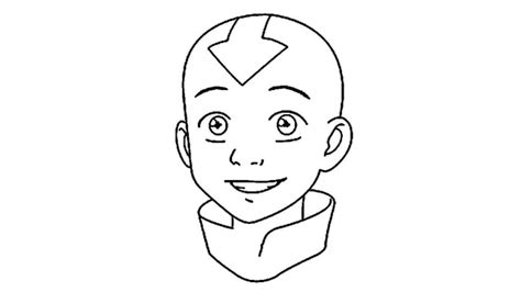 How To Draw Aang Avatar The Last Airbender Draw Central