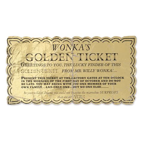 Willy Wonka & The Chocolate Factory Golden Ticket to auction for £12,0