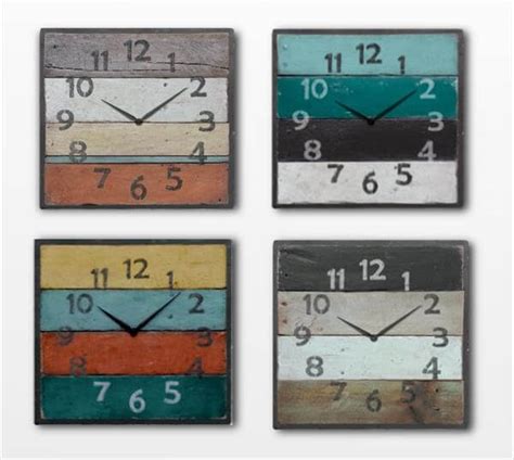 Pallet wood painted clock tutorial from dusty mcrae. DIY Rustic Pallet Clock | 101 Pallets