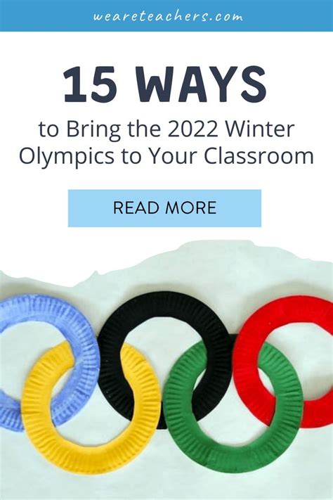 8 Ways To Celebrate The Winter Games In Your Classroom Winter