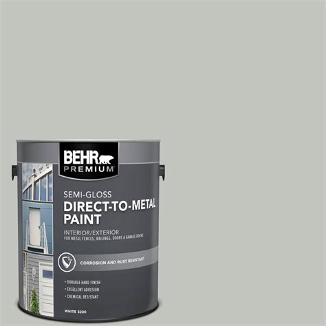 BEHR PREMIUM 1 Gal PPU25 14 Engagement Silver Semi Gloss Direct To