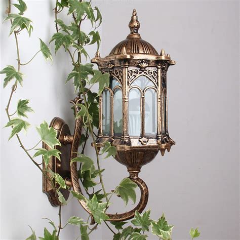 Free delivery over £40 to most of the uk ✓ great selection ✓ excellent give your porch a welcoming glow, or ward off unwanted visitors with our range of porch lights. E27 Antique Bronze Outdoor Exterior Lantern Light Sconce ...