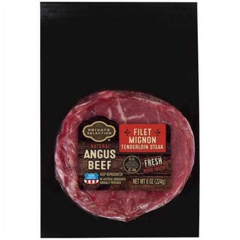 Private Selection Angus Tenderloin Beef Steak Oz Dillons Food Stores