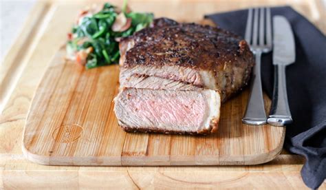 Place steaks on pellet grill and smoke until internal temperature is about 20 degrees f. Butter Basted Pan Seared Ribeye | DIVERSE DINNERS | Recipe ...