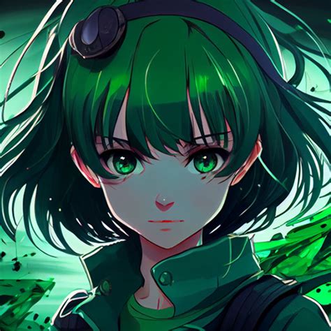 Anime Girl Green Pfp Anime Aesthetic Pfps For Discord Tiktok